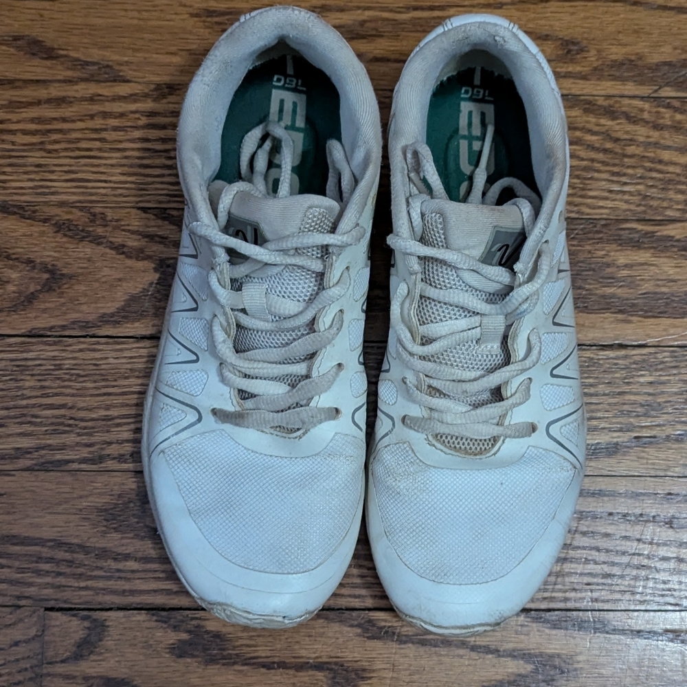 Varsity Double Edge White Cheer Shoes Sz 6